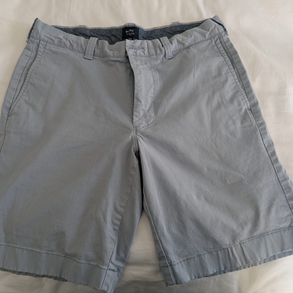 J. Crew Light Gray Flat Front Shorts